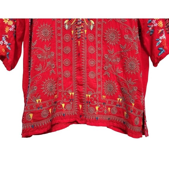 JOHNNY WAS Zillia Embroidered Tunic - Picture 6 of 17